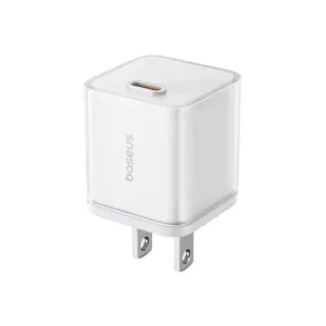 Baseus Gan5S Usb-C Fast Charger 30W Us White MustShop Sale