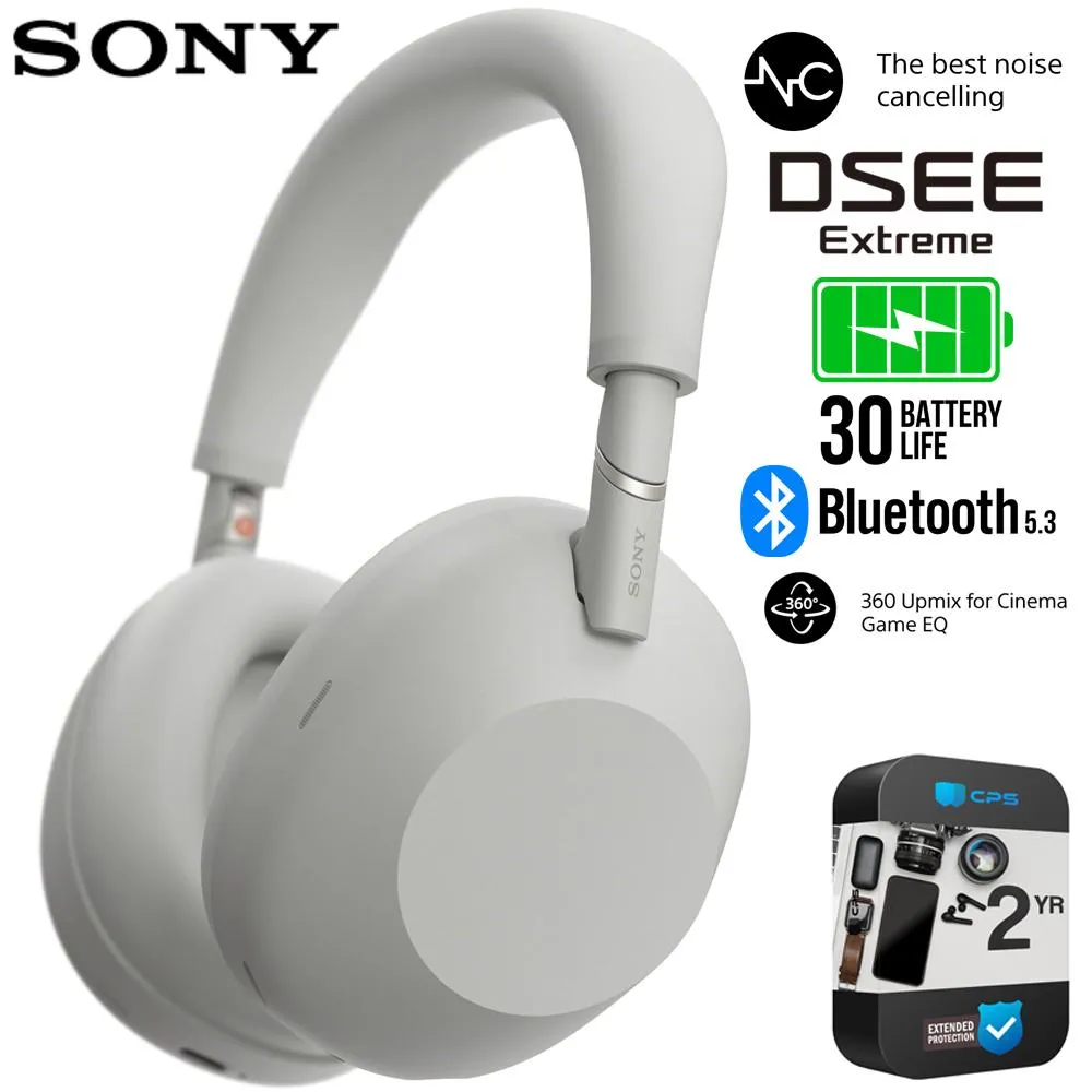 Sony Wh-1000Xm6 Wireless Headphones, Platinum Silver   Exclusive 2 Yr Warranty Bundle Save More Now Hot Item Clearance
