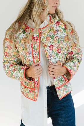 Floral Button Up Long Sleeve Winter Coat Unmissable Deal Today Online Exclusive Offer