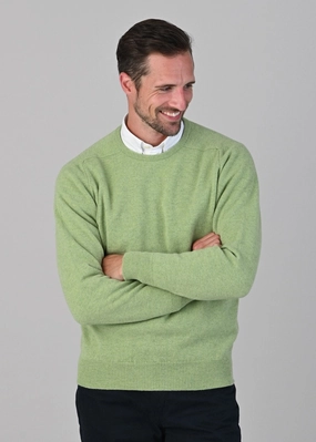 Leven 2 Ply Lambswool Crew Neck Plus Size Exclusive Hot Pick