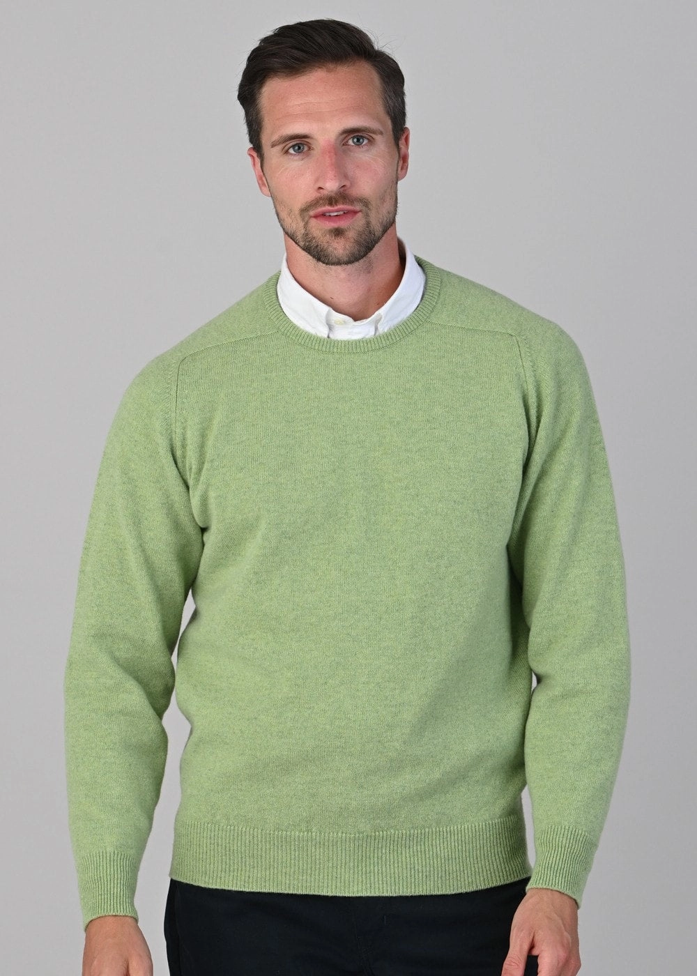 Leven 2 Ply Lambswool Crew Neck Plus Size Exclusive Holiday Deal Big Clearance Event