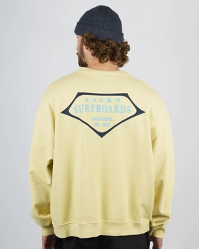 Today Only Discount Alert Dont Miss This Steal Retro Lam Heavyweight Crewneck - Yellow