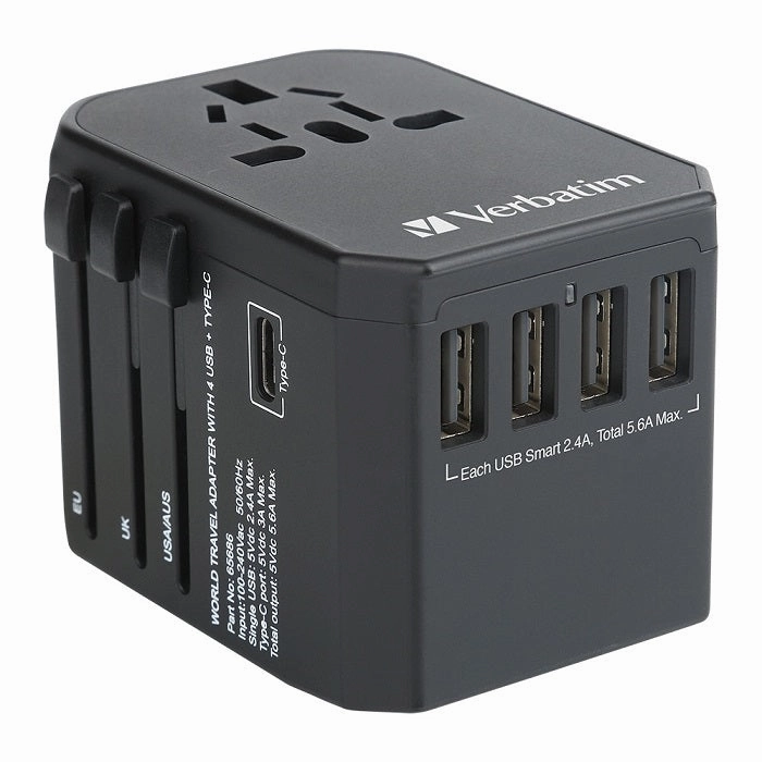 Shop Save Big Todays Special Savings Verbatim 65686 5 Ports Travel Adapter