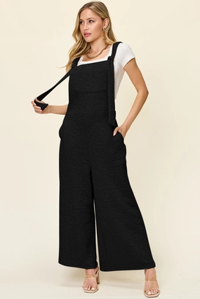 Double Take Full Size Sleeveless Wide Leg Jumpsuit Hot Offer Frenzy Dont Miss Big Savings