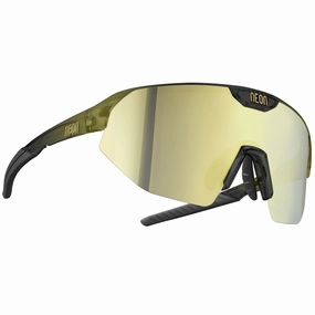 Neon Flame glasses - Crystal Olive