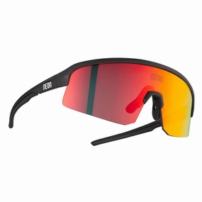 Neon Viper Teenager sunglasses - Black matt photo red