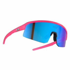 Neon Viper Teenager sunglasses - Crystal pink mirror pink