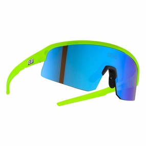 Neon Viper Teenager sunglasses - Crystal yellow mirror blue