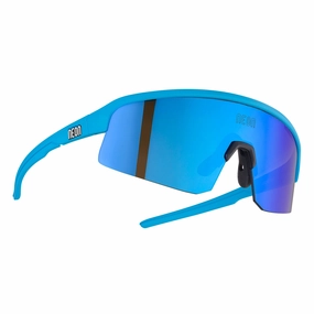 Neon Viper Teenager sunglasses - Cyan mirror blue