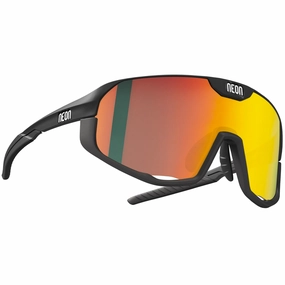 Neon Volcano glasses - Black matt red