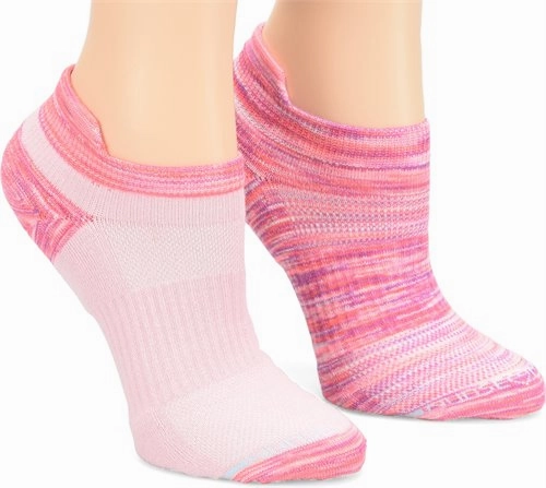 Nurse Mates Compression Anklet 2 Pack - Space Dye Pink Flash Offer Today Dont Miss Big Savings