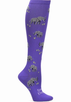 Hot Pick Deal Exclusive Holiday Deal Nurse Mates Compression Sock - Save The Elephants