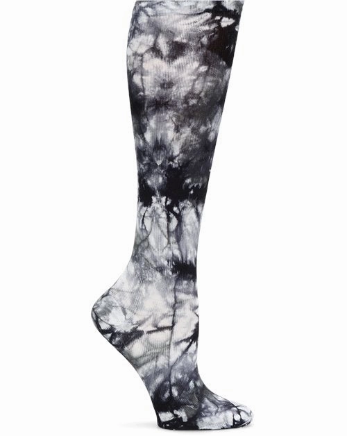EndofWeek Deals Nurse MatesCompression Sock - Grey/White Tie Dye