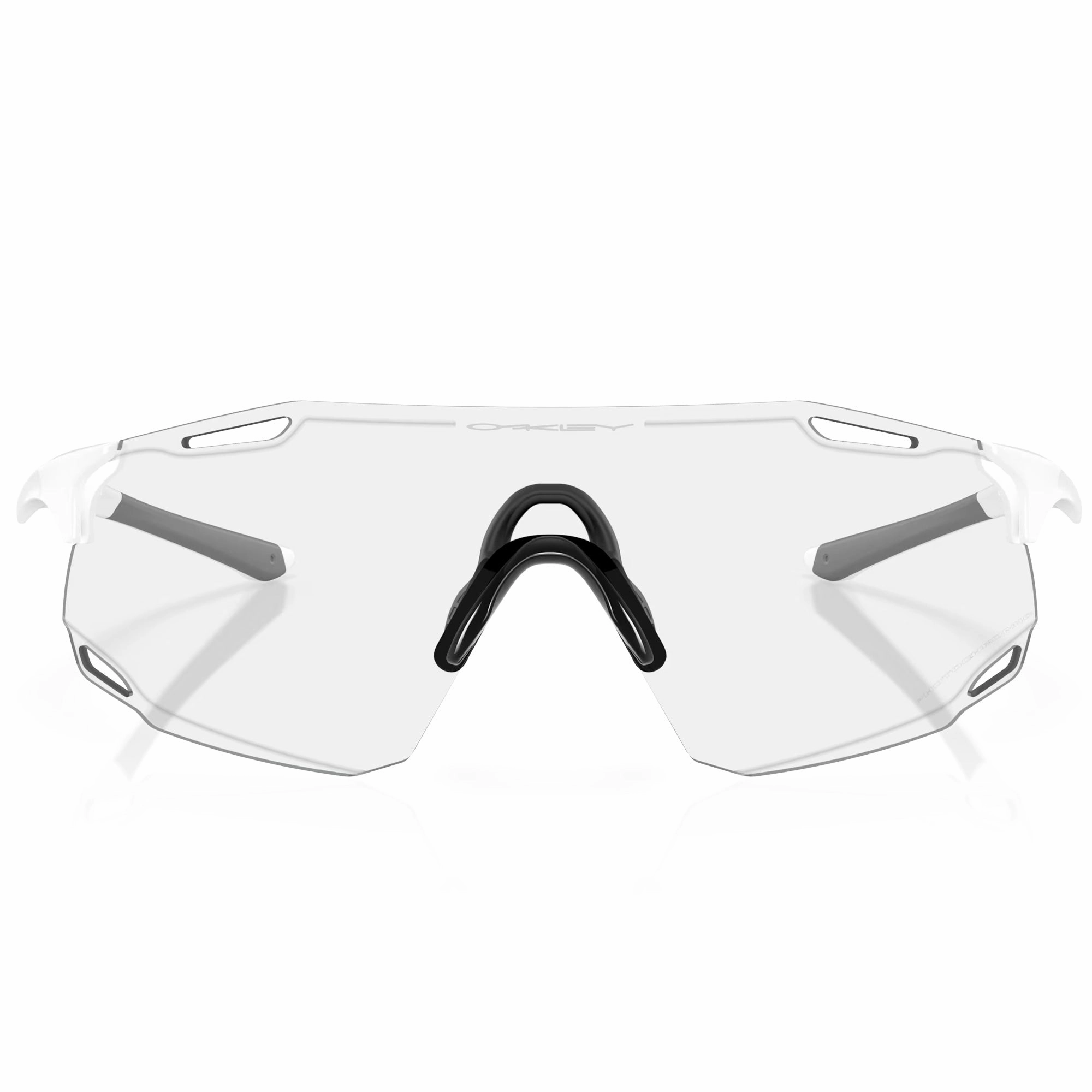 Oakley Cybr Dyno Glasses - Matte white iridium photochromic