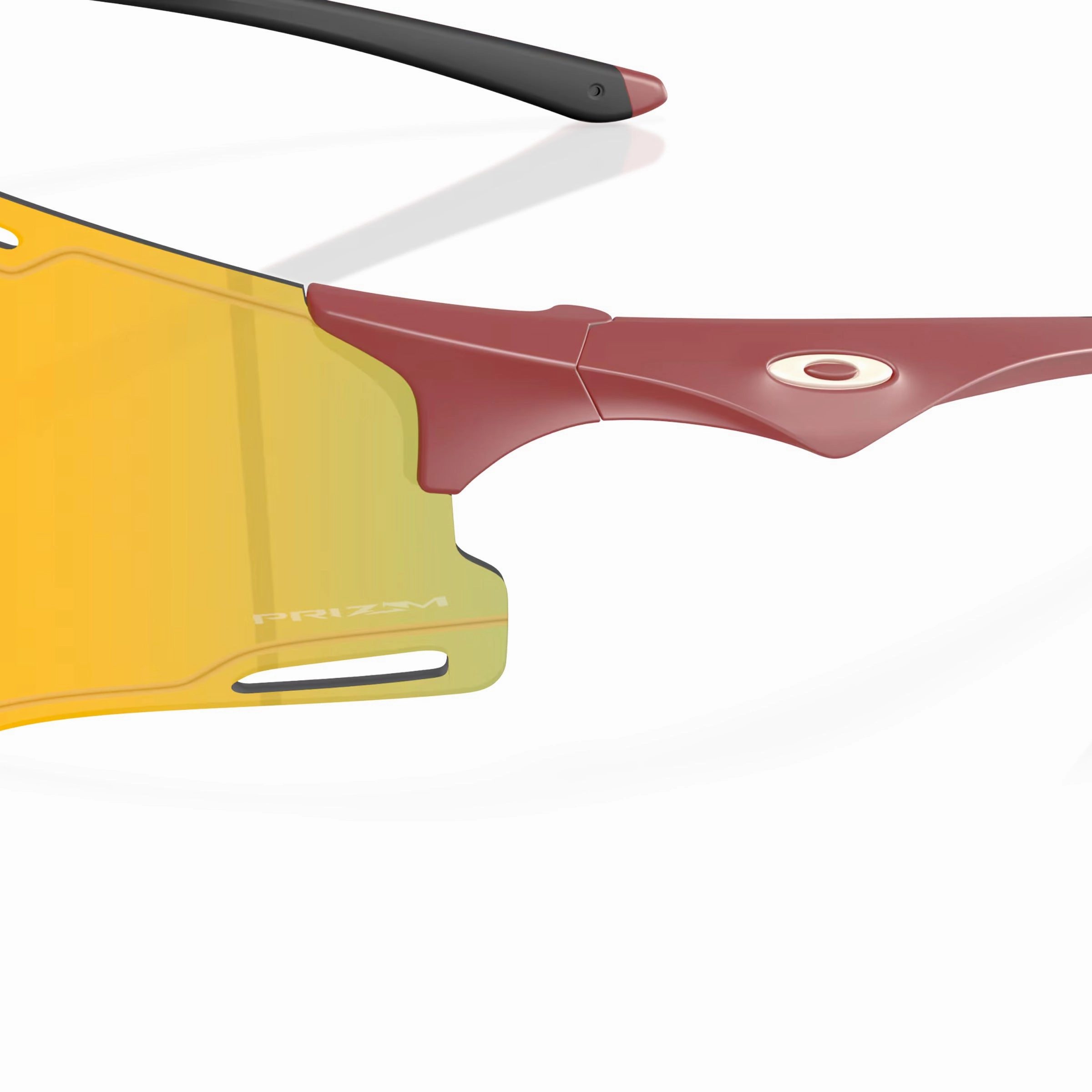 Oakley Cybr Zero Glasses - Matte iron red Prizm 24k