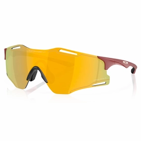 Oakley Cybr Zero Glasses - Matte iron red Prizm 24k