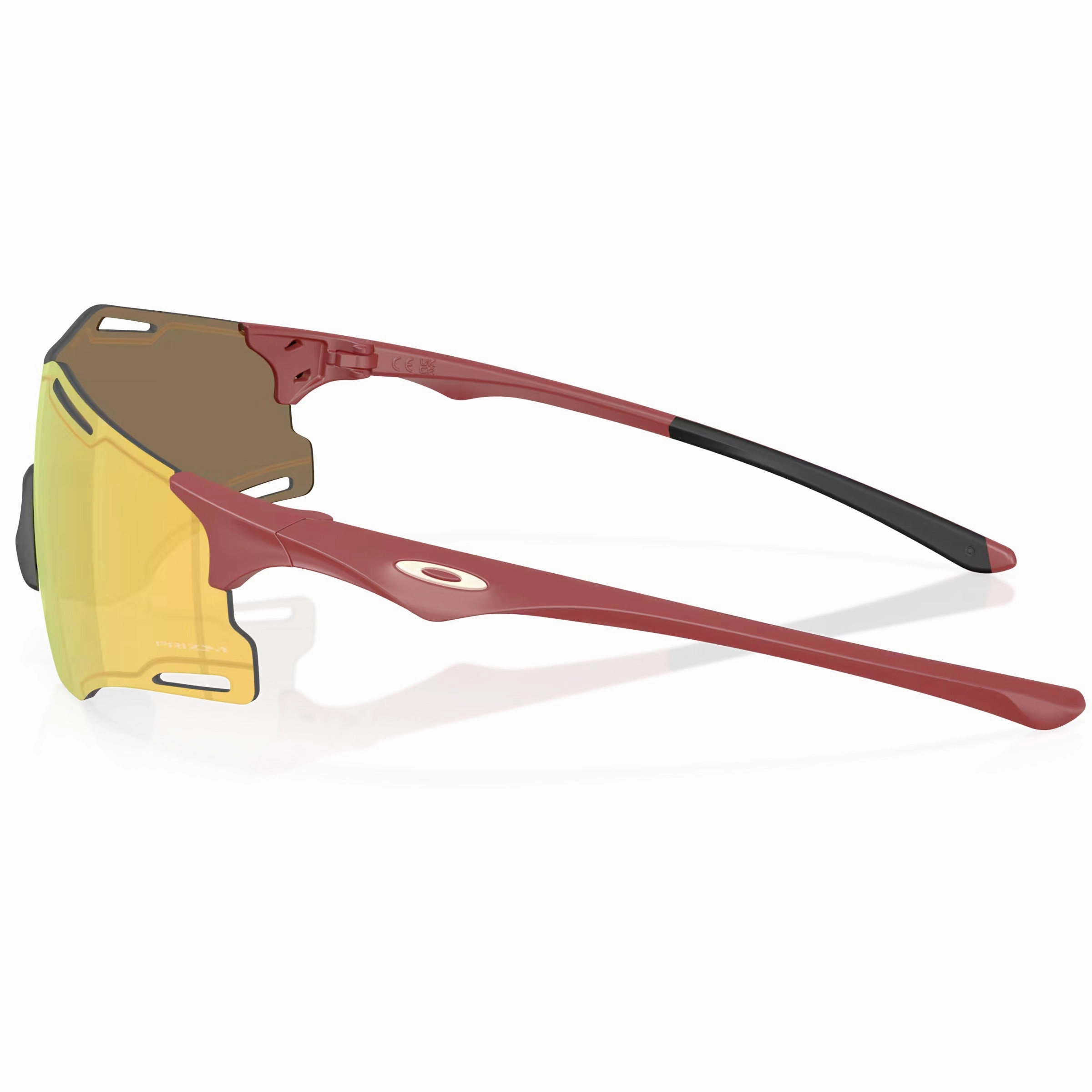 Oakley Cybr Zero Glasses - Matte iron red Prizm 24k