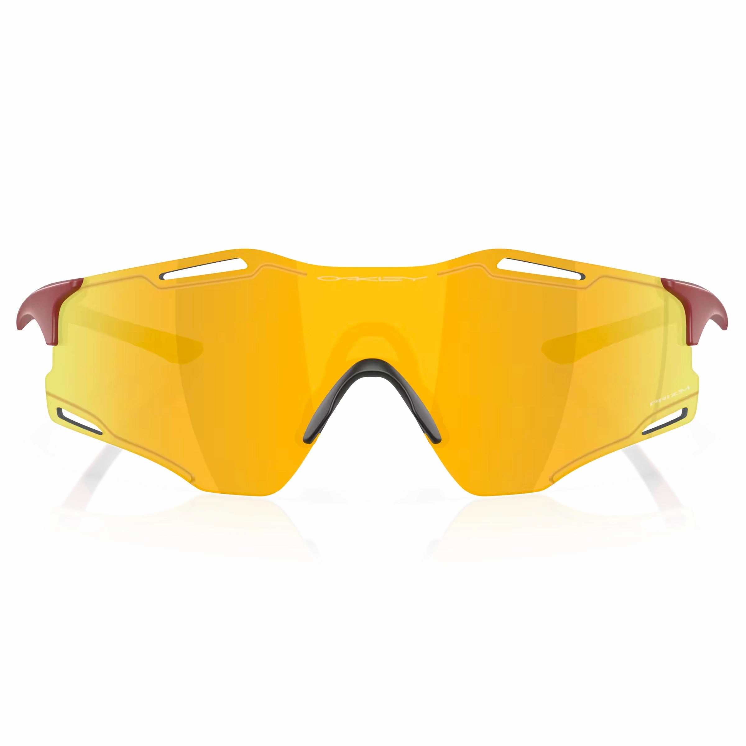 Oakley Cybr Zero Glasses - Matte iron red Prizm 24k