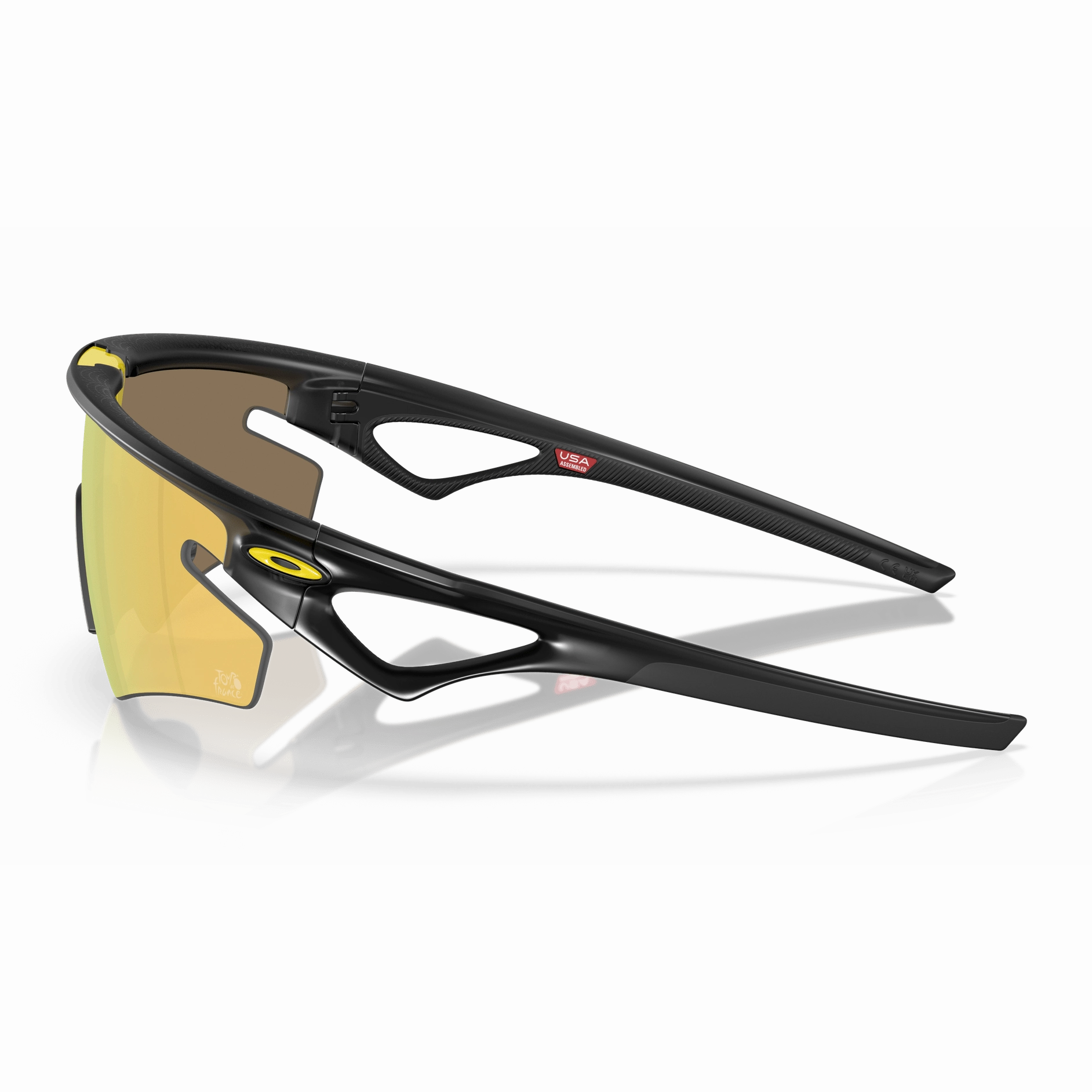 Oakley Sphaera Slash Tour de France sunglasses - TDF Matte Black Ink Prizm 24k Polarized