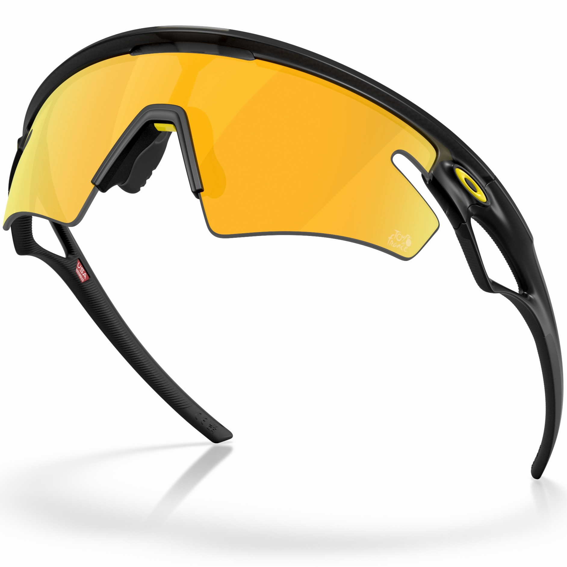 Oakley Sphaera Slash Tour de France sunglasses - TDF Matte Black Ink Prizm 24k Polarized