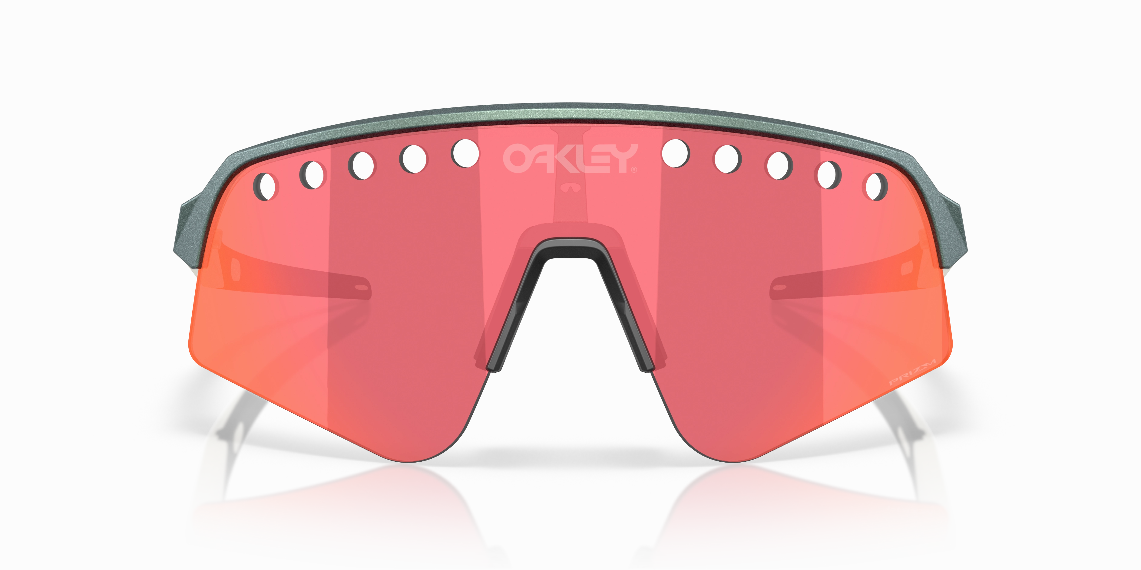 Oakley Sutro Lite Sweep sunglasses - Matte Silver/Blue Colorshift Prizm Trail Torch