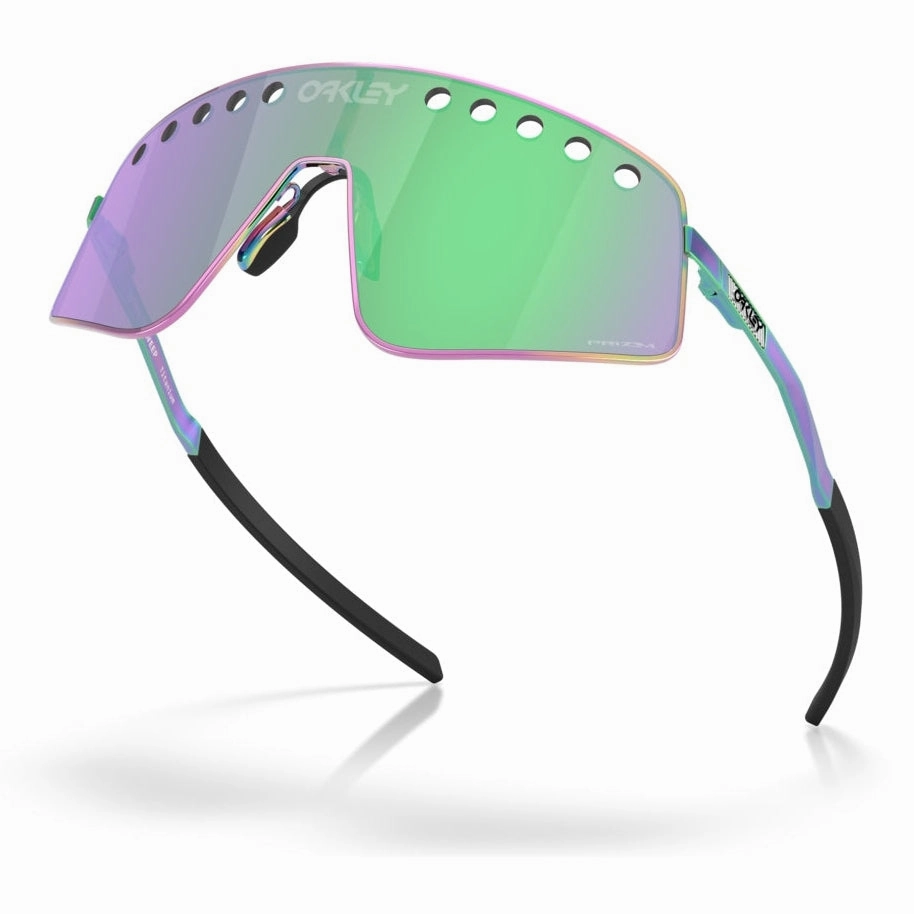 Oakley Sutro TI Sweep sunglasses - Polished Oil Slick Prizm Road Jade