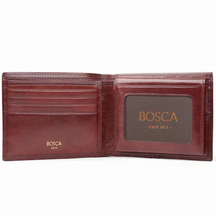Trending Now Discount Old Leather Credit Wallet With I.D. Passcase