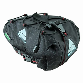 Olympic Monsoon OCEANWEAVE City Pack 6  SEAT Bag Black Waterproof