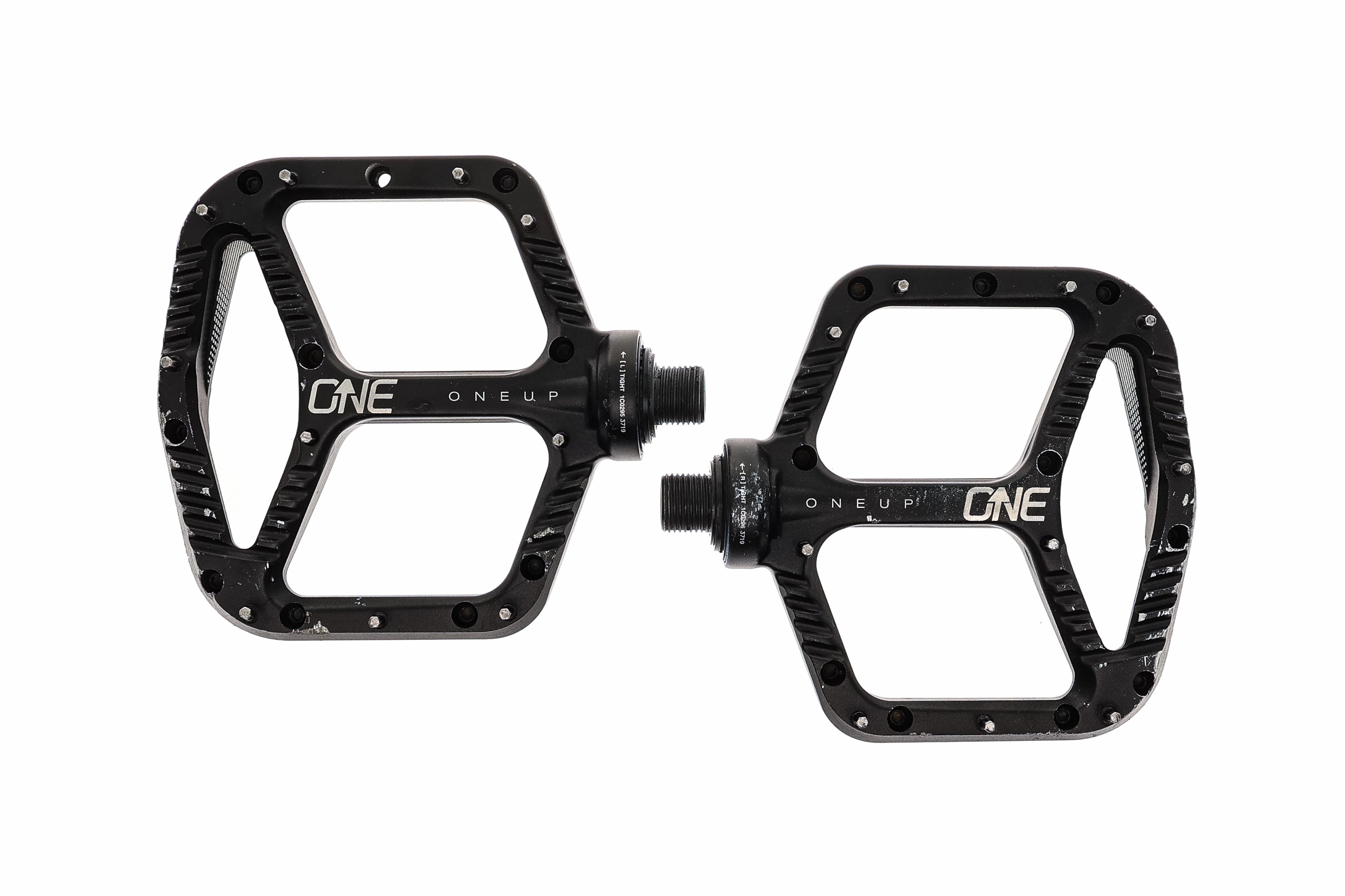 One One Up Aluminum Pedals Flats Black