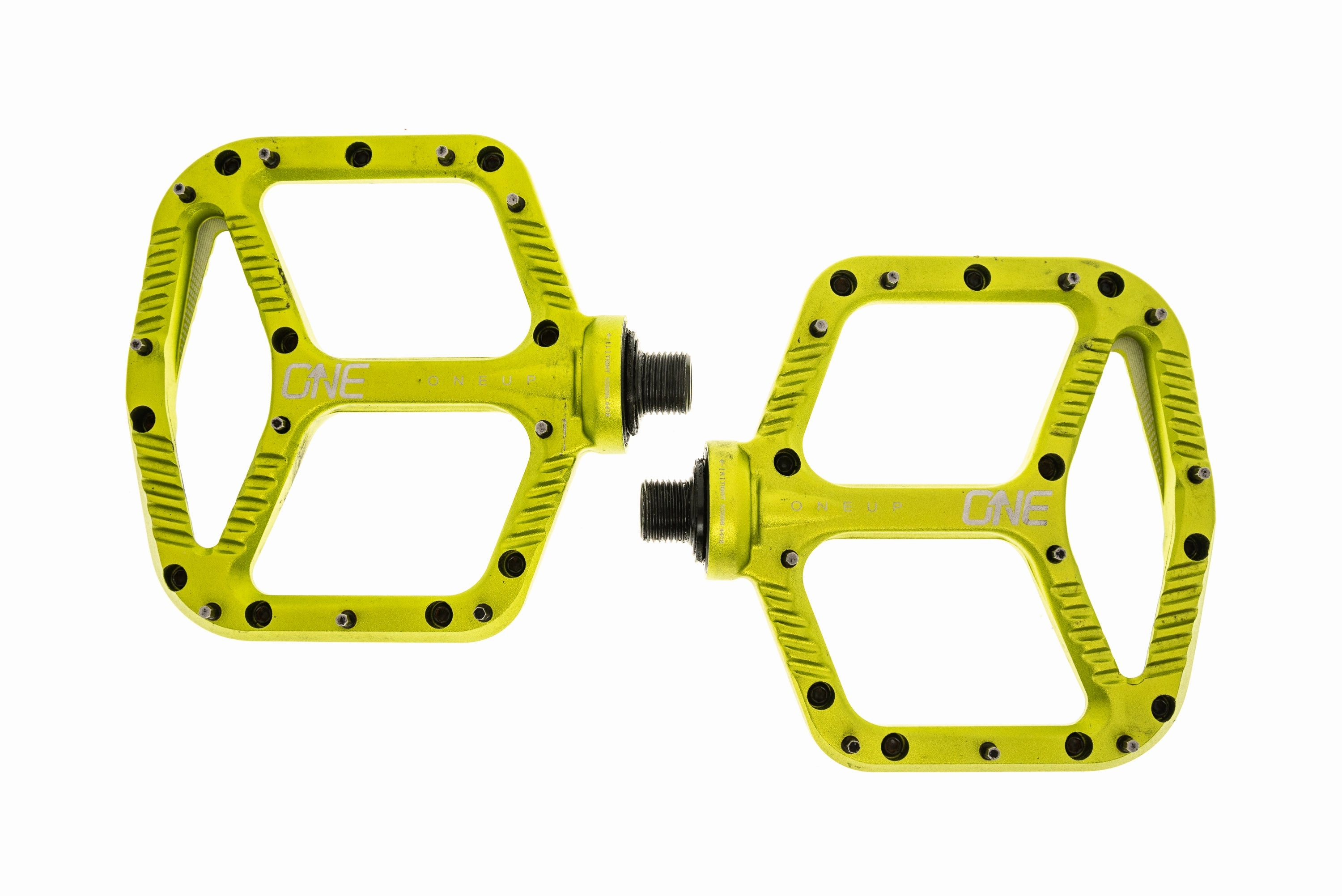 OneUp Components Aluminum Pedals Platform Green