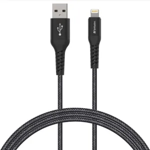Flash Offer Today Instant Discount Verbatim 65857 120Cm Sync &Amp; Charge Kevlar Lightning Cable - Black