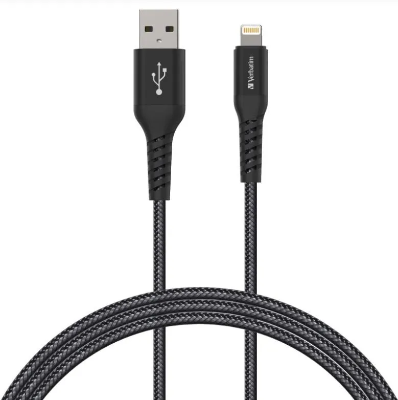 Flash Offer Today Instant Discount Verbatim 65857 120Cm Sync &Amp; Charge Kevlar Lightning Cable - Black