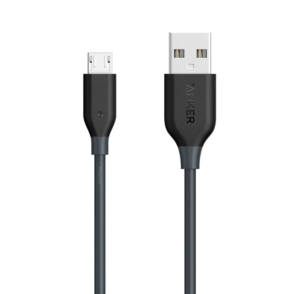 Deal of the Day Anker Powerline Micro Cable 3Ft - Gray
