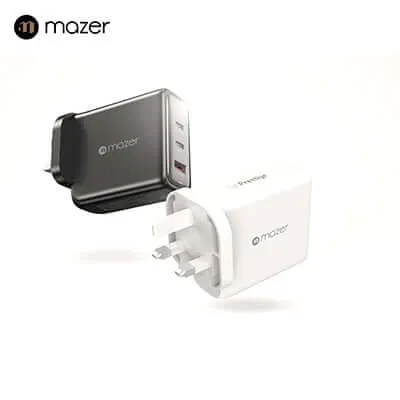 Mazer Ganprestige 100W Gan Wall Charger (3 Ports) Best Seller Deal