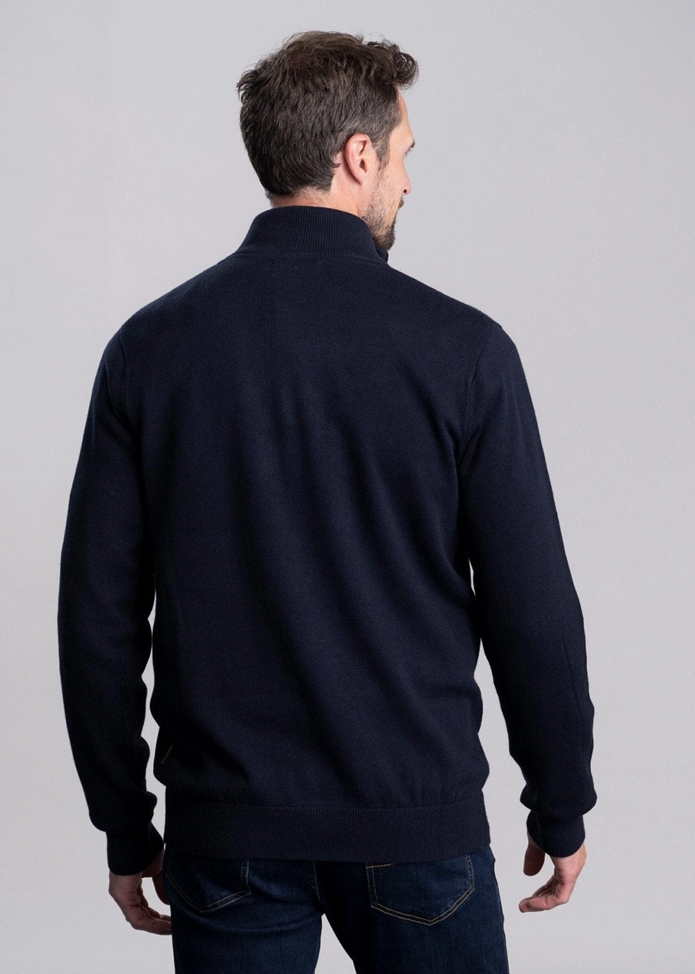 Hot Offer Frenzy Todays Best Deal Calton Cotton Cashmere  1/4 Zip Jumper