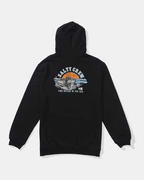 Lifted Fleece Hoodie - Black Perfect Gift Offer Limited Stock Hot Deal