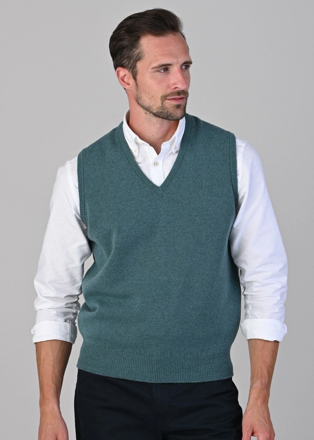 Clearance Blowout Leven 2 Ply Lambswool Slipover
