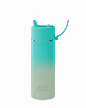Trending Deals Today Frank Green Gradient Ceramic Reusable Bottle 20Oz With Straw Lid - Bondi Bliss