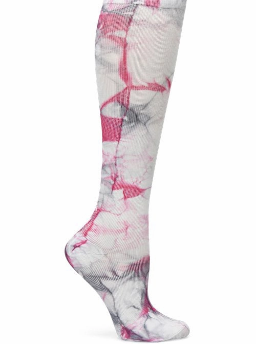 MustShop Sale Daily Clearance Deal Nurse MatesCompression Sock-Tie Dye Pink/Gray Na001499