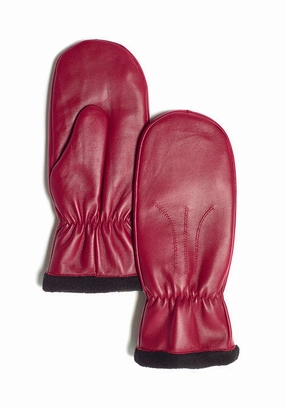 Brume Ladies Sutton Leather Mittens Daily Hot Deal Dont Miss Big Savings