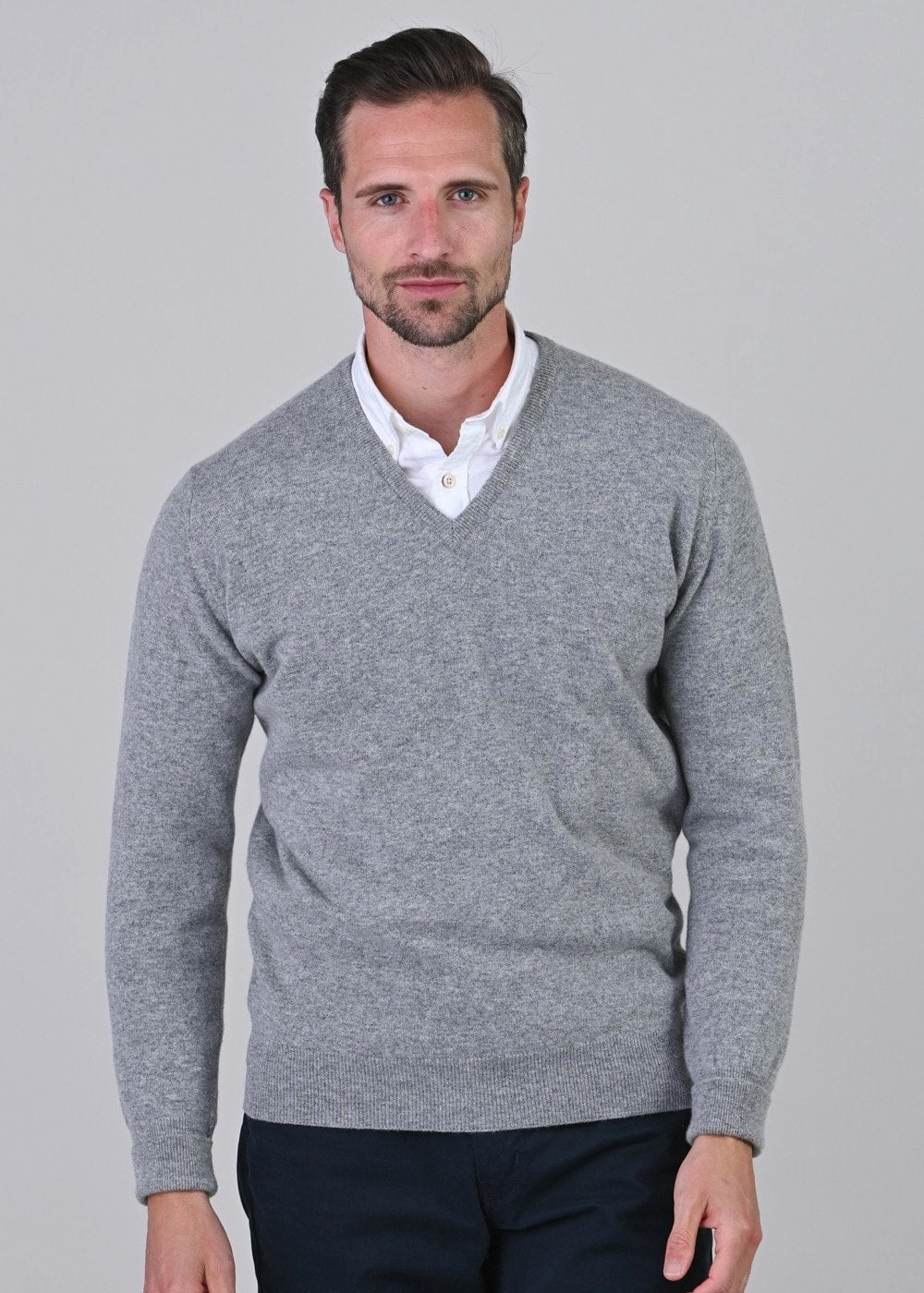 Gordon 1 Ply Geelong V-Neck Trending Offer Today