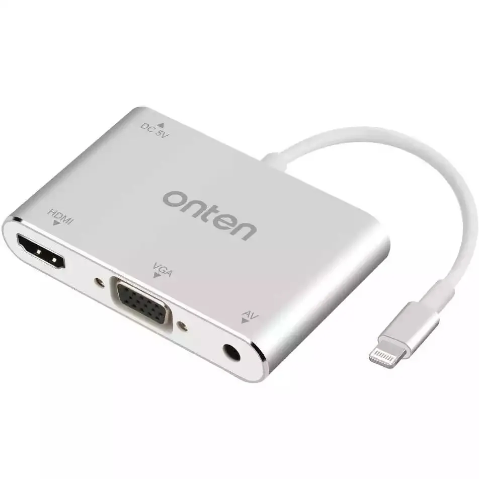 Clearance Sale Now Shop the Savings Now Onten 7585C Lightning To Hdmi   Vga Adapter