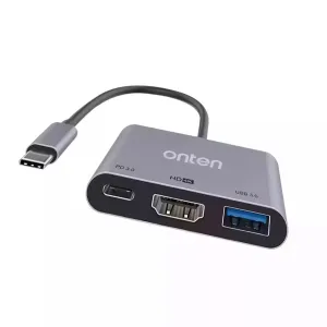 Onten 9175D Usb Type-C To 4K Hdmi   Usb 3.0   Pd Hub Adapter Today Only Discount Alert