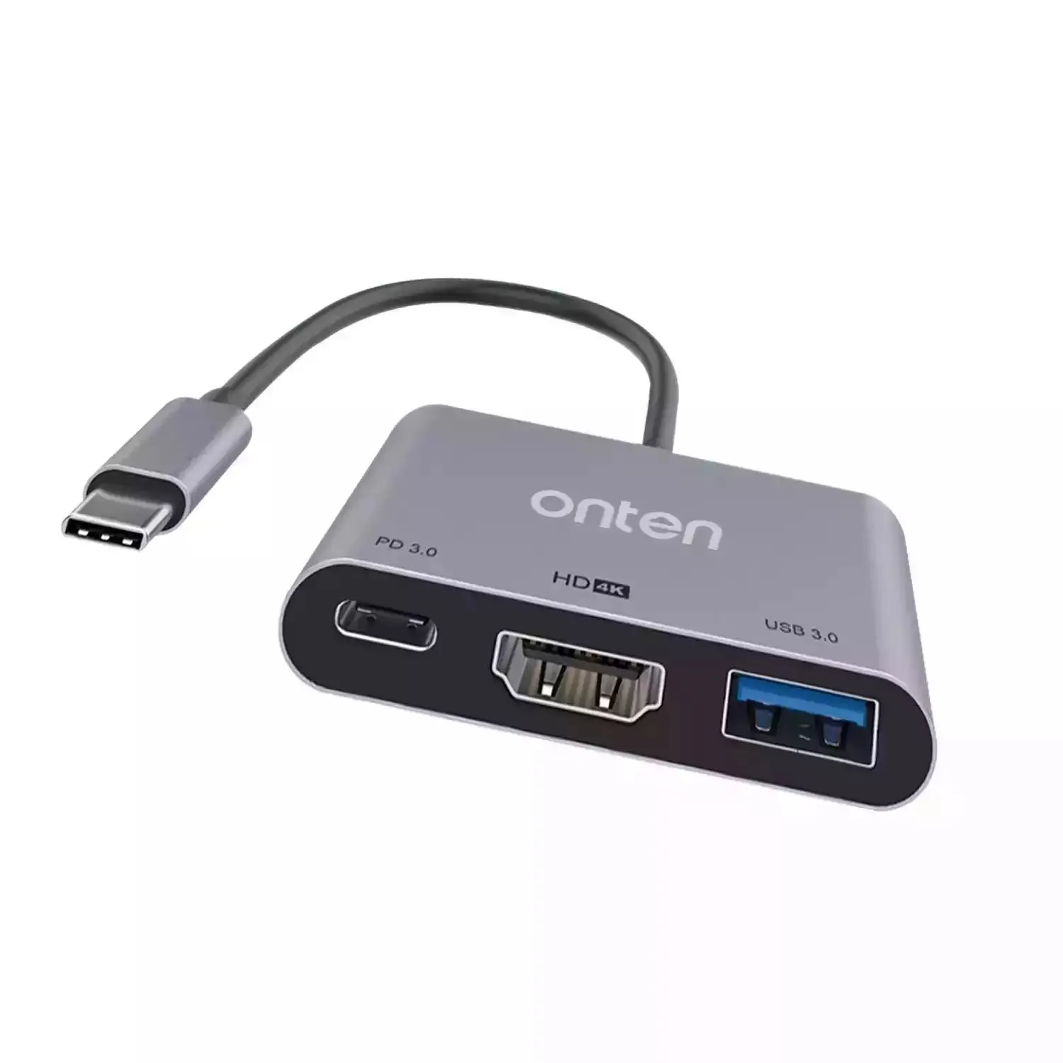 Onten 9175D Usb Type-C To 4K Hdmi   Usb 3.0   Pd Hub Adapter Today Only Discount Alert