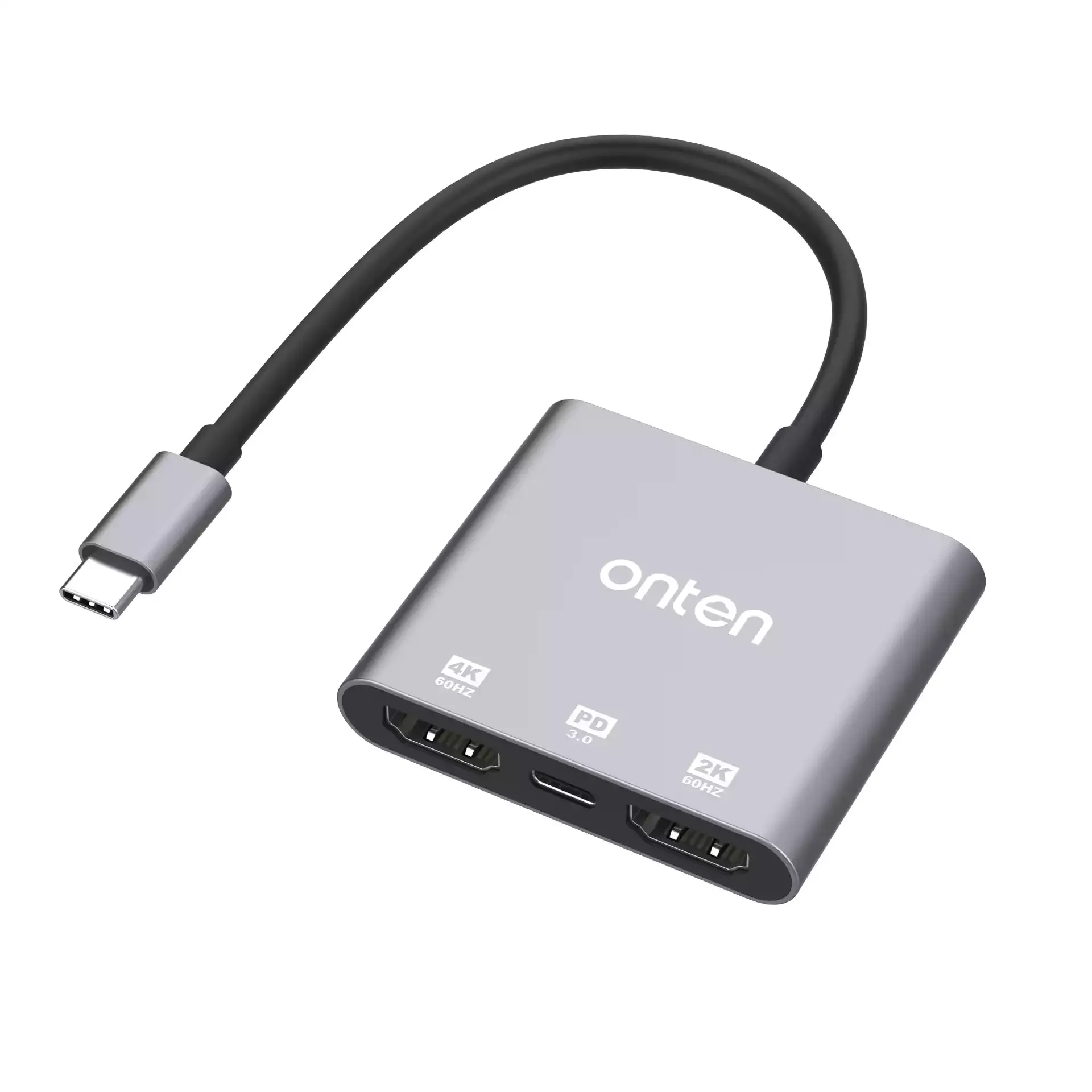 Grab Your Hot Pick Onten 9175S Type C To Dual Hdmi 4K With Pd 3.0 Adapter