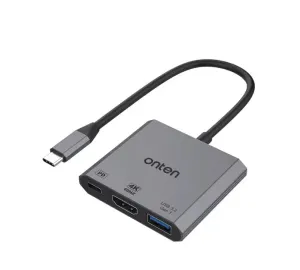 Onten Uc301 3-In-1 Usb-C To Hdmi 4K@60Hz Adapter Save More Online