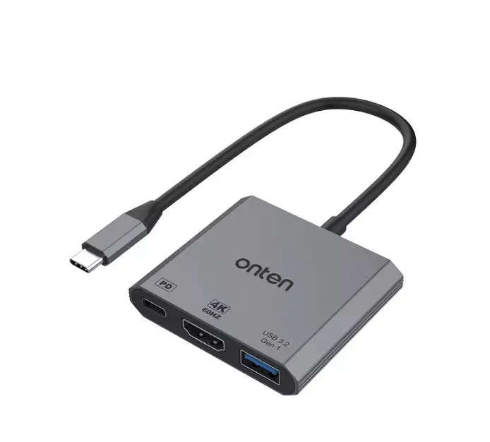 Onten Uc301 3-In-1 Usb-C To Hdmi 4K@60Hz Adapter Save More Online