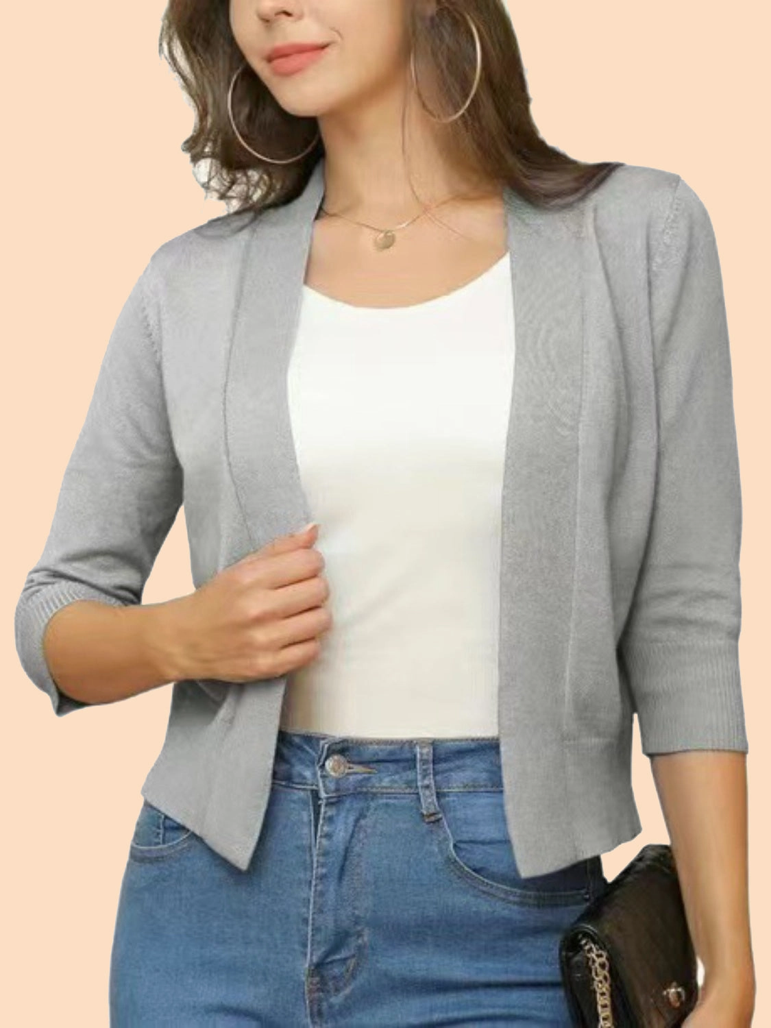 Flash Discount Today Open Front Cardigan