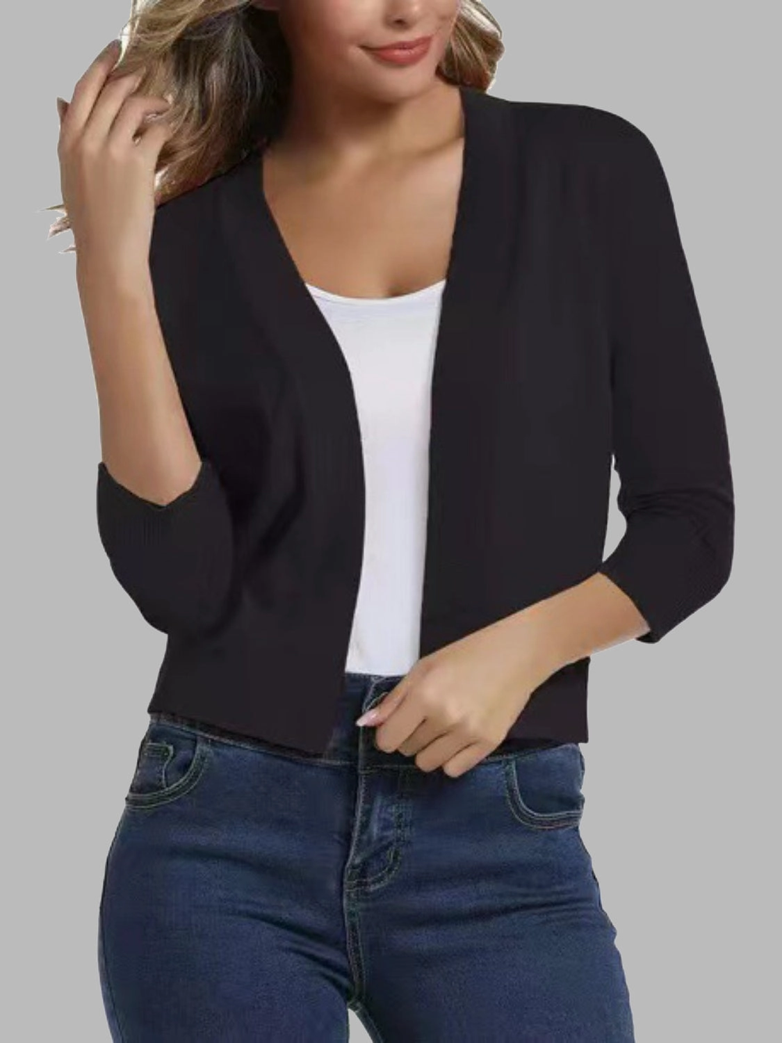Open Front Cardigan Big Hot Sale Hot Offer Frenzy