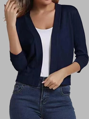 Clearance Event Alert Open Front Cardigan